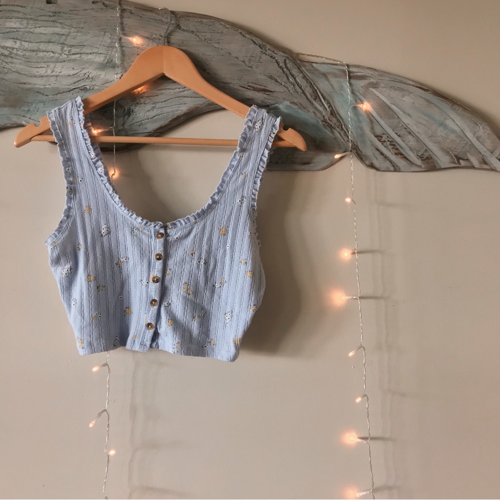 Cotton On Floral Cropped Tank